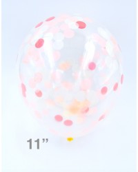 Confetti Balloon - Rose Gold/Peach/Ivory